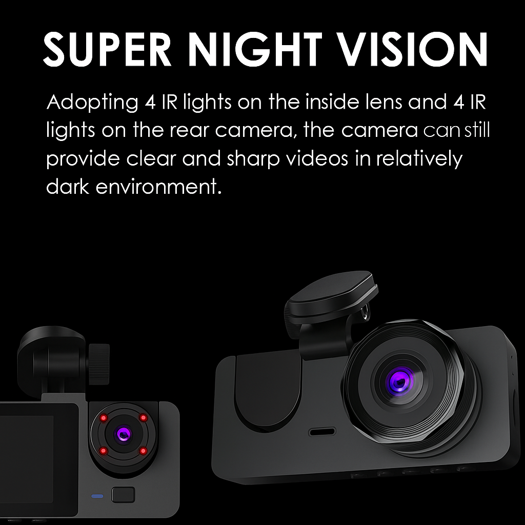 ROADVUE C220 4K Dash Cam & SD Card